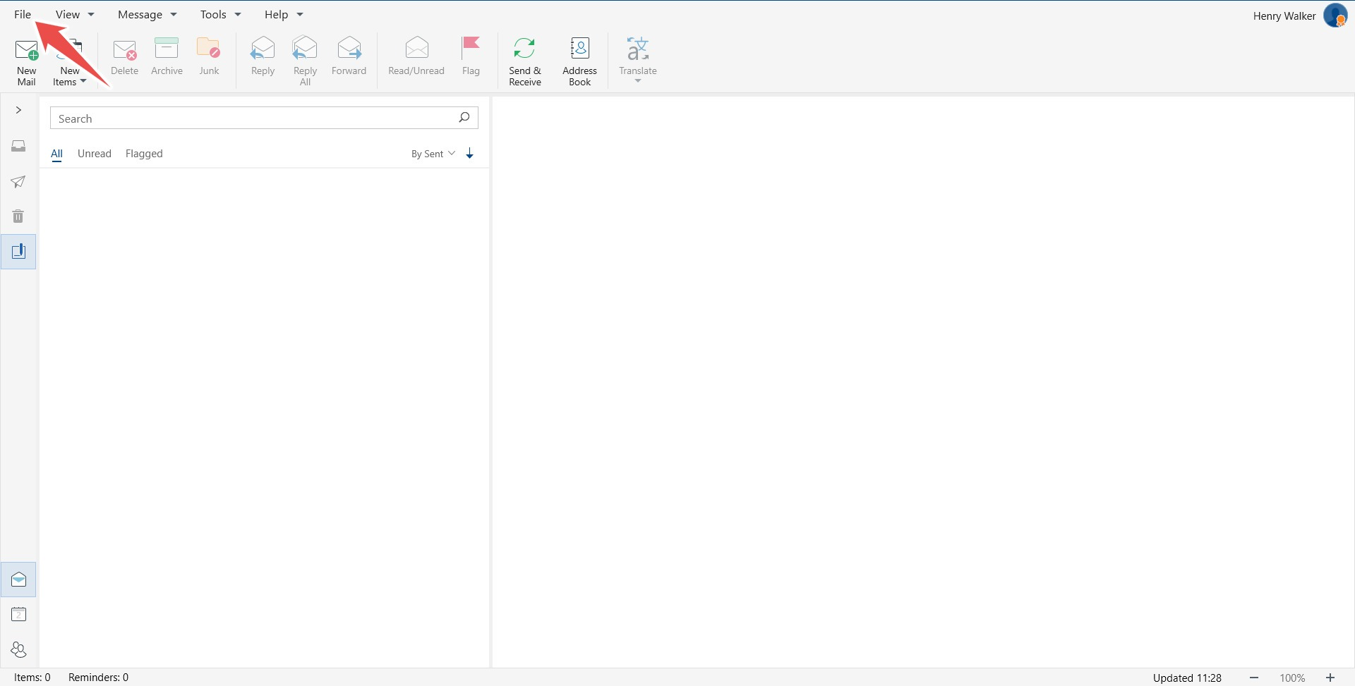 comment importer un fichier pst dans apple mail