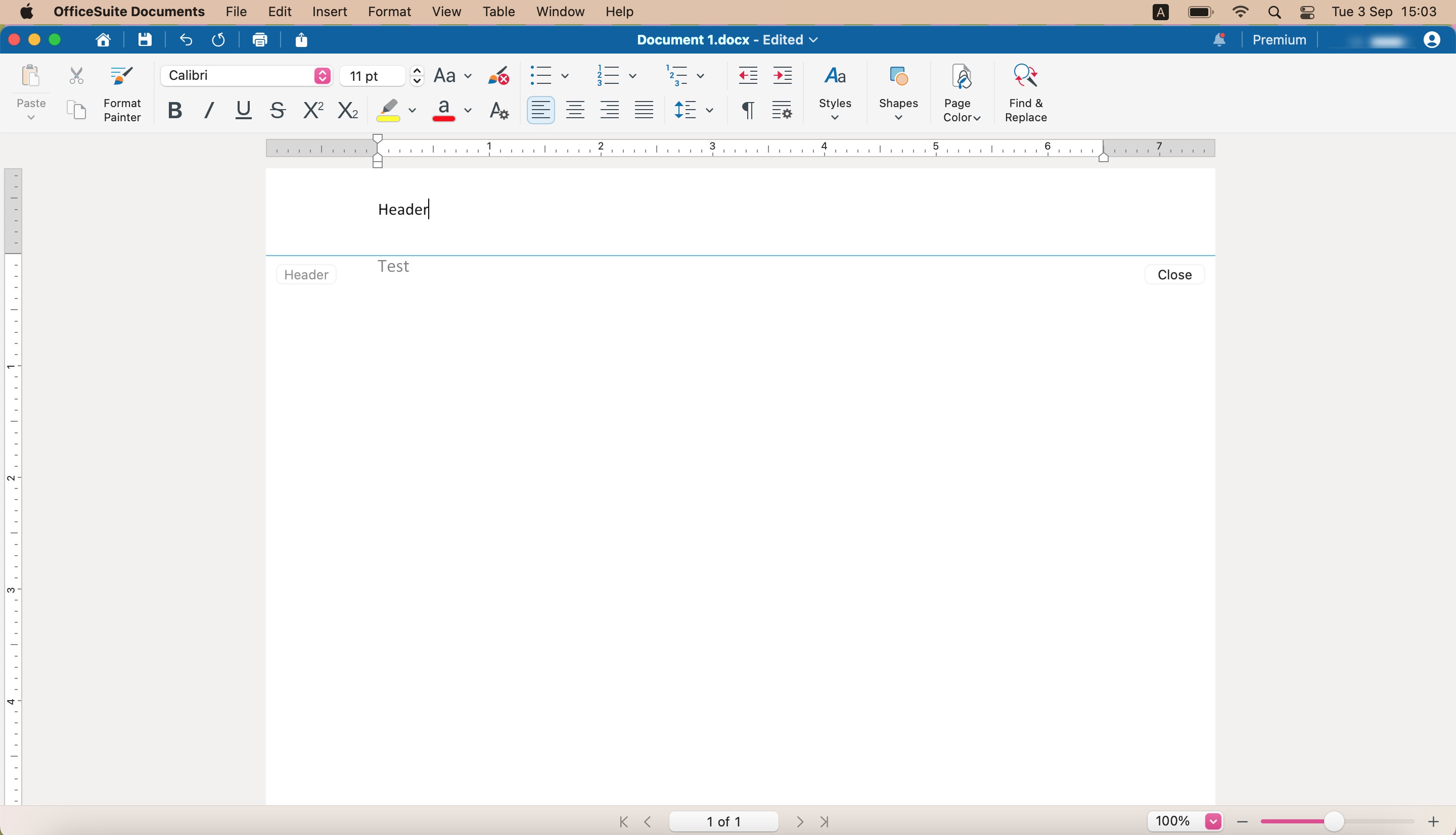 ヘッダーまたはフッターを挿入する方法 – MobiSystems