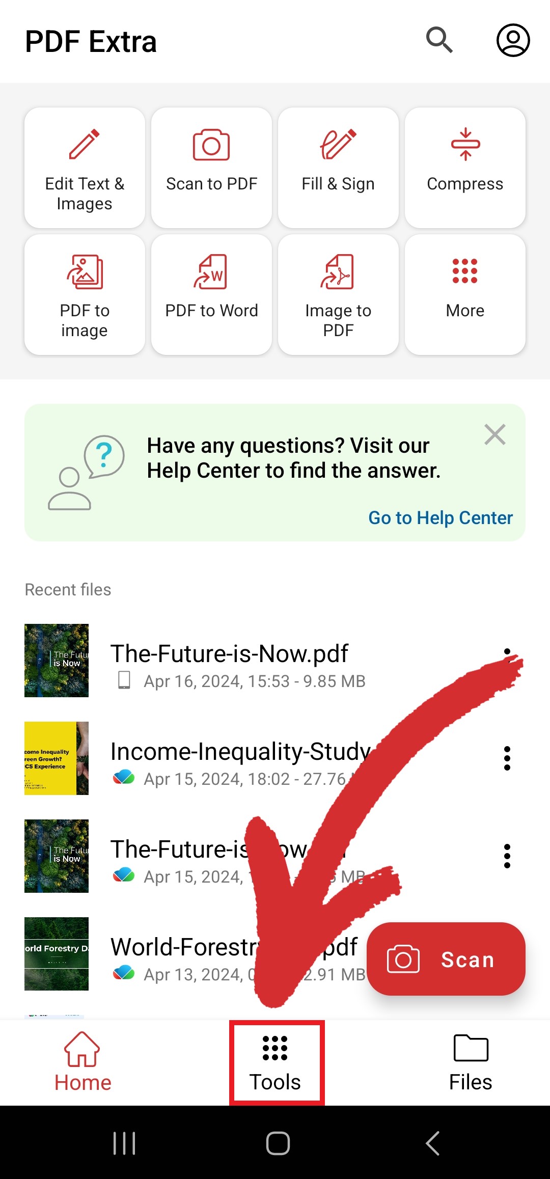 How to add comments and pictures to a PDF on Android – MobiSystems