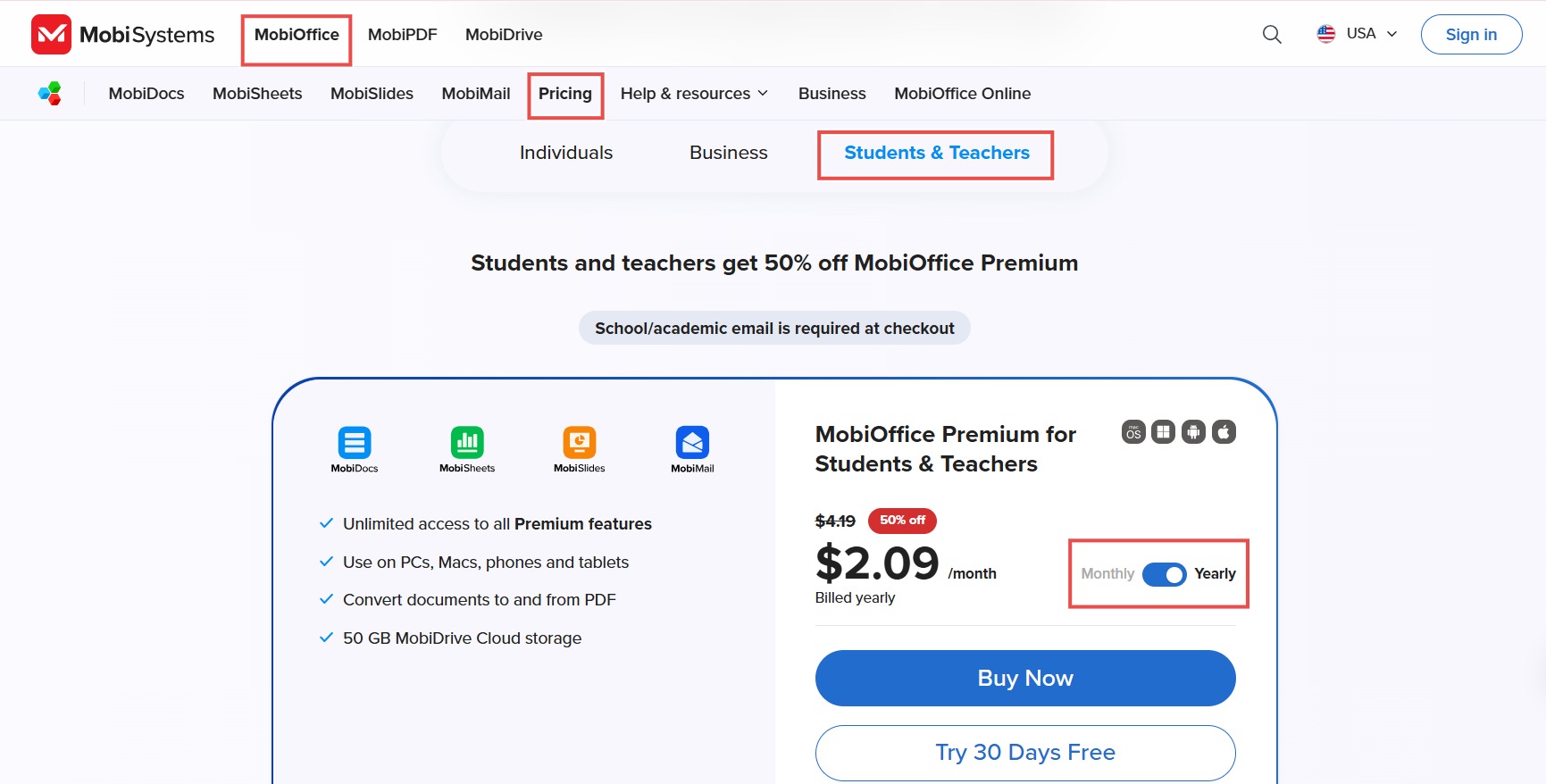 MobiOffice for Students & Teachers.jpeg